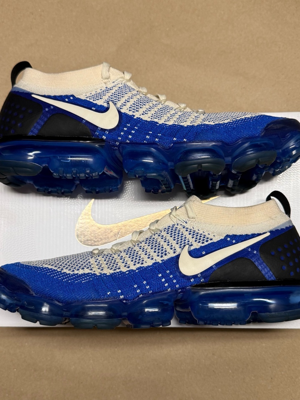 Nike Air Vapormax Flyknit 2 Racer Blue men’s size 13 running shoes Rare!